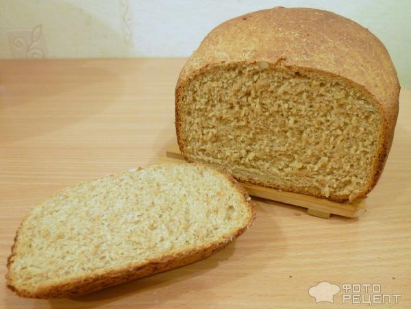 Хлеб с семечками и отрубями в хлебопечке фото