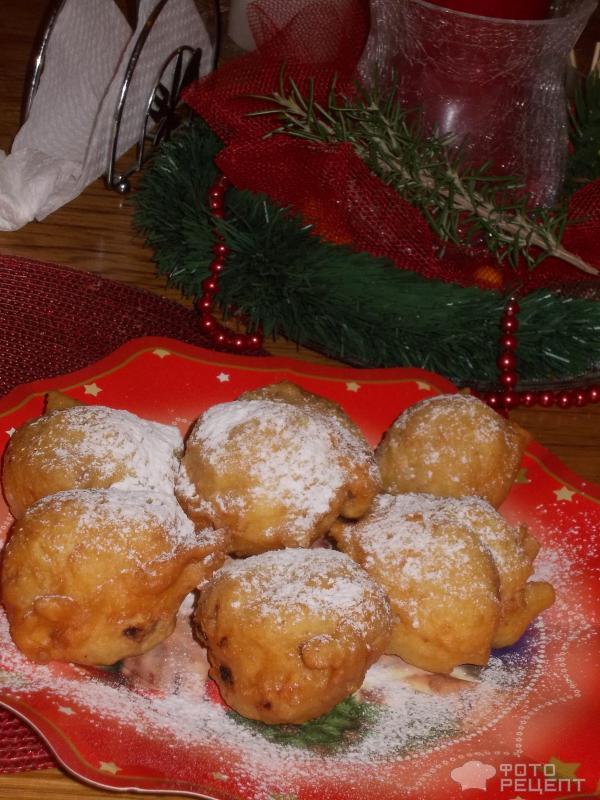 Голландские новогодние пончики фото
