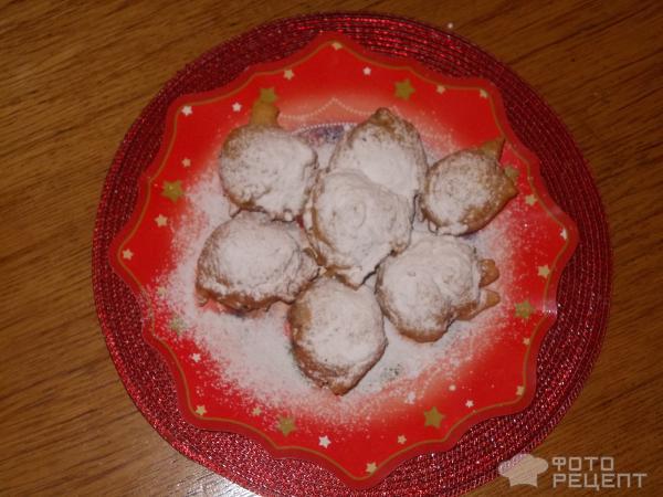 Голландские новогодние пончики фото