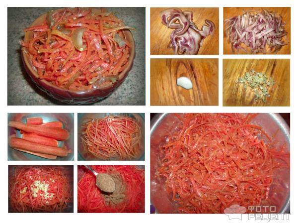Морковь по-корейски со свиными ушками фото