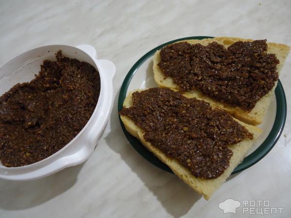 Ореховая паста с какао и медом фото