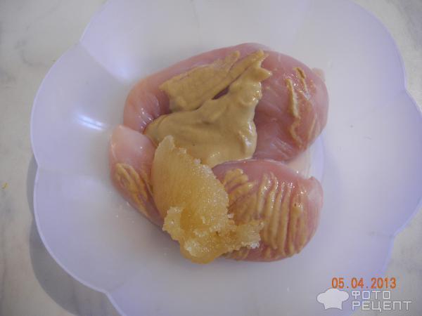 курица в медово-горчичном соусе