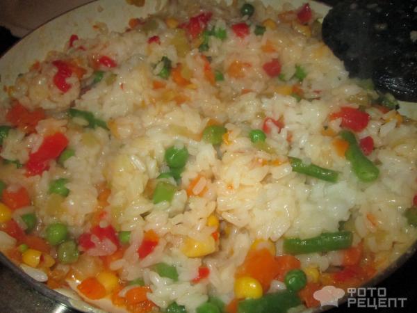 Рис с овощами фото