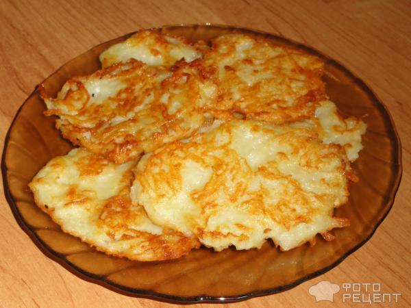 Драники картофельные с луком фото