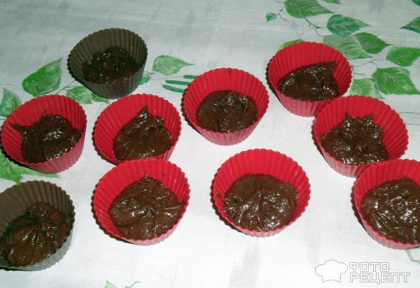 Шоколадные кексы с корицей фото