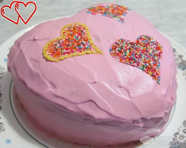 Оформление тортов ко Дню Святого Валентина фото