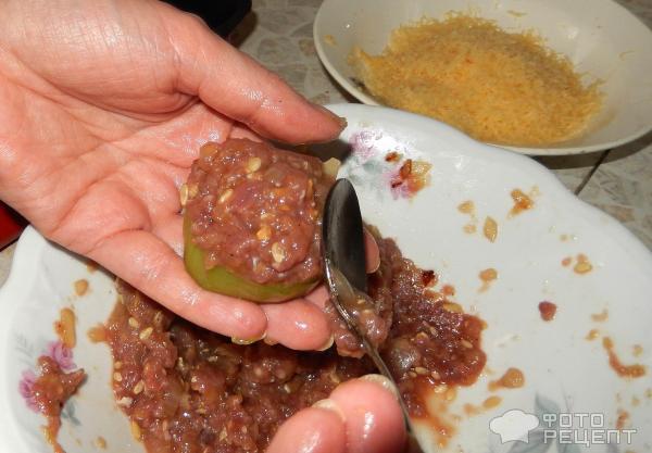 Кабачки фаршированные фото