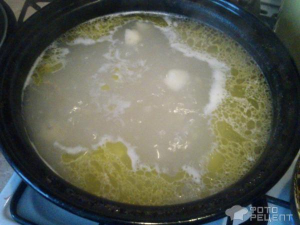 Суп с сырым яйцом фото
