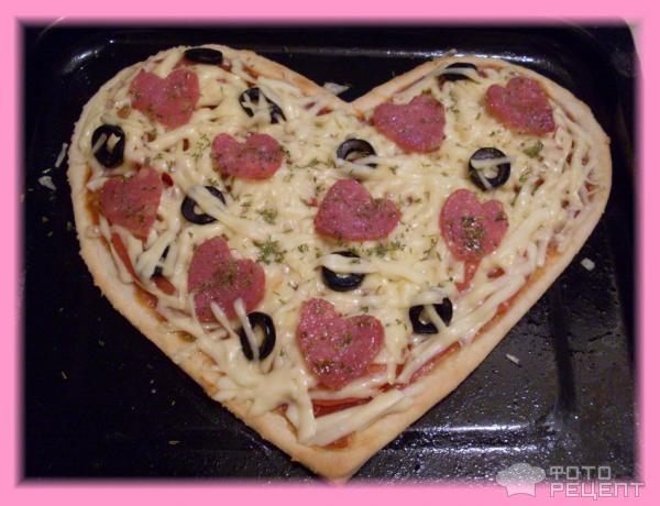 Пицца Валентинка фото
