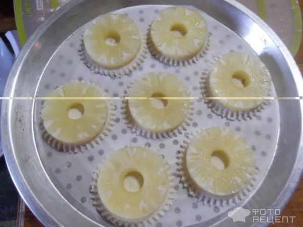 Тарталетки с ананасом фото