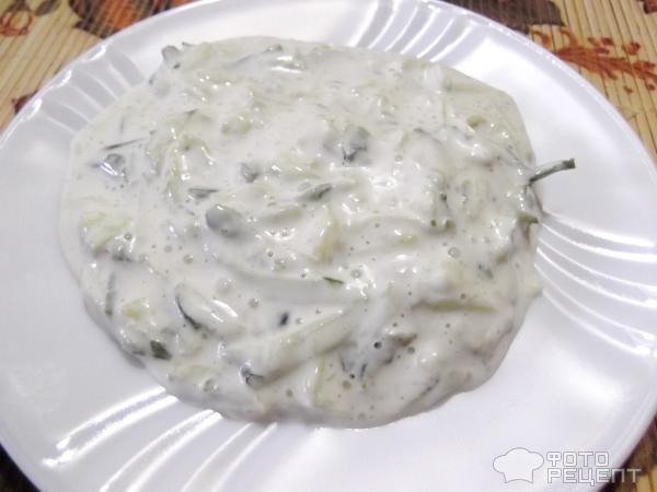 Соус огуречный фото