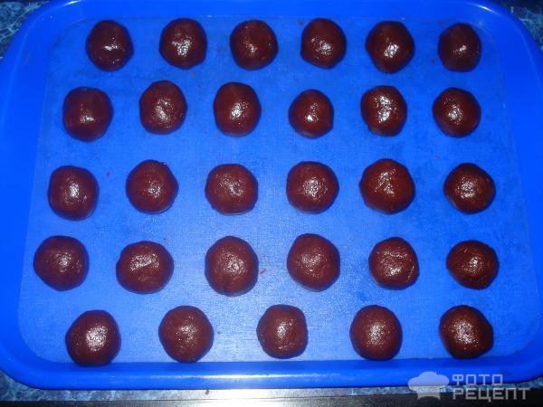 Печенье шоколадно-малиновое фото