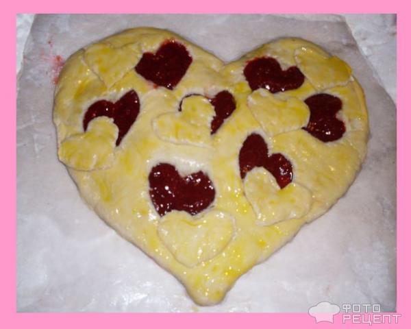 Пирог Сердце фото
