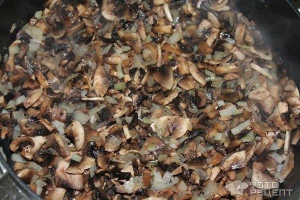 Корзиночки из песочного теста с грибами фото