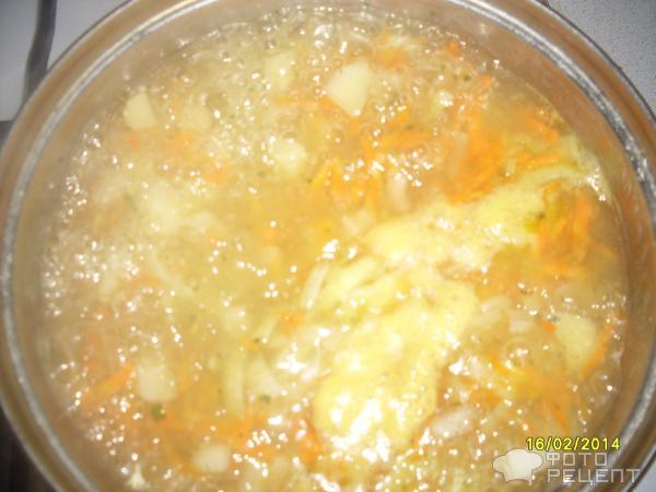 Сырный суп по студенчески фото