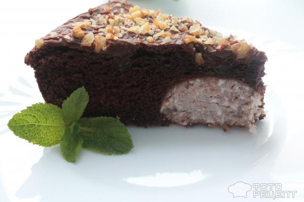Шоколадно - творожный пирог Чудо фото