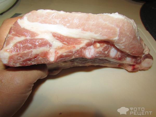 Свиные ребра с овощами фото