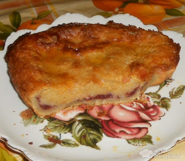 Клюквенный пирог с кремом франжипан