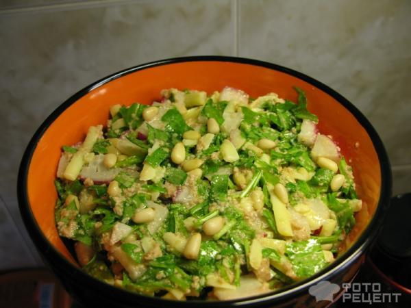 салат с рукколой