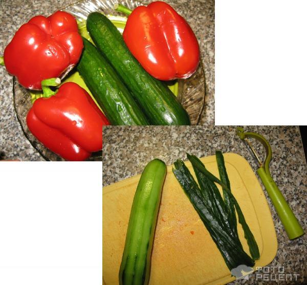 овощи в салат