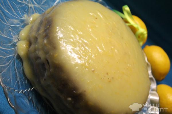 Шоколадный торт с лимонным кремом! фото