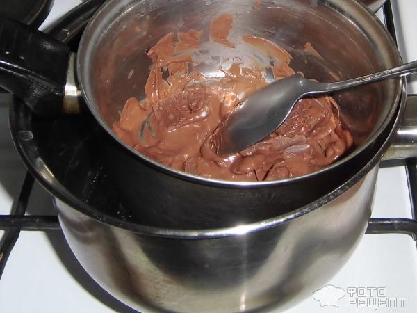 Шоколадно-медовый кекс фото