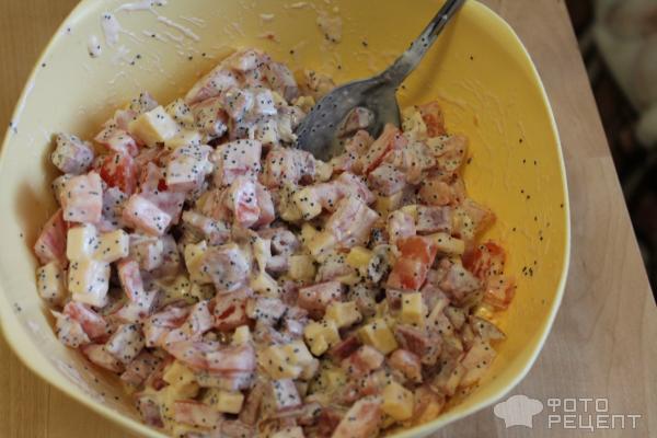 Как приготовить Салат курица под кайфом с маком рецепт пошагово