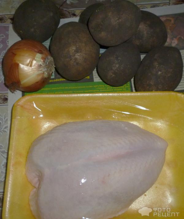 Тушеная курица с овощами фото