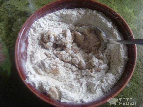 Галета с грушами и ирисками фото