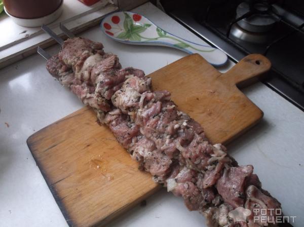 Сочный шашлык из свинины фото