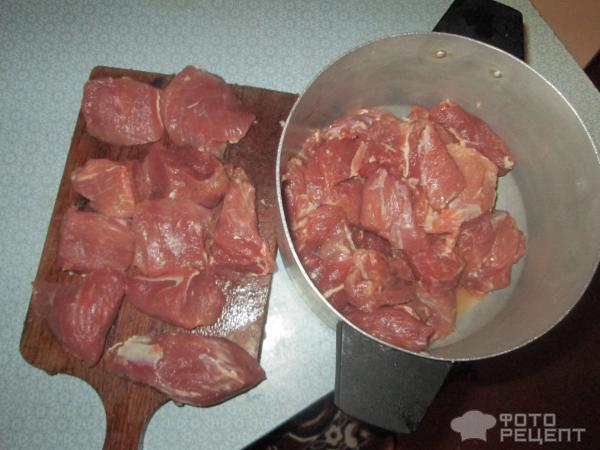 Сочный шашлык из свинины фото