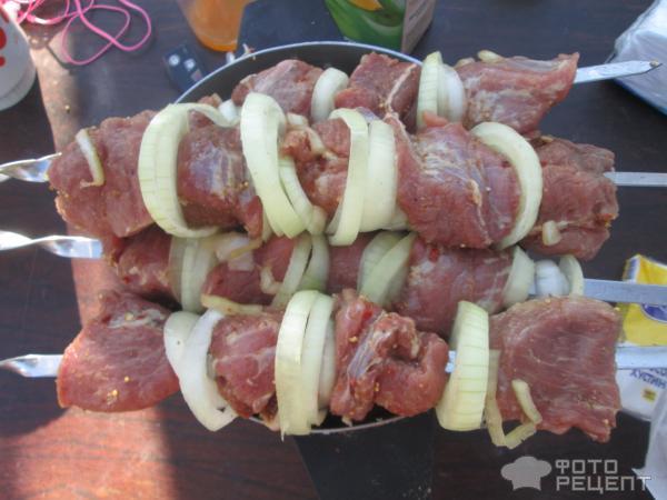 Сочный шашлык из свинины фото