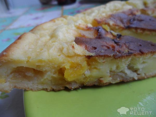Пирог Весенний с яблоками и апельсинами фото