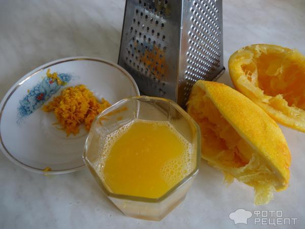 Творожный кулич с апельсином фото