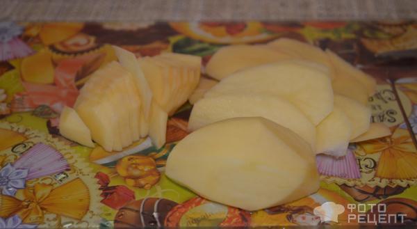 Картофельная запеканка с мясным фаршем фото