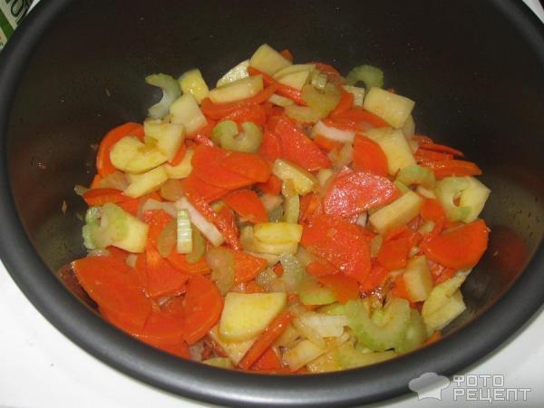 Рагу из овощей с фасолью а-ля Лобио фото