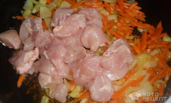 Гречка с курицей на сковороде пошаговый рецепт с фото