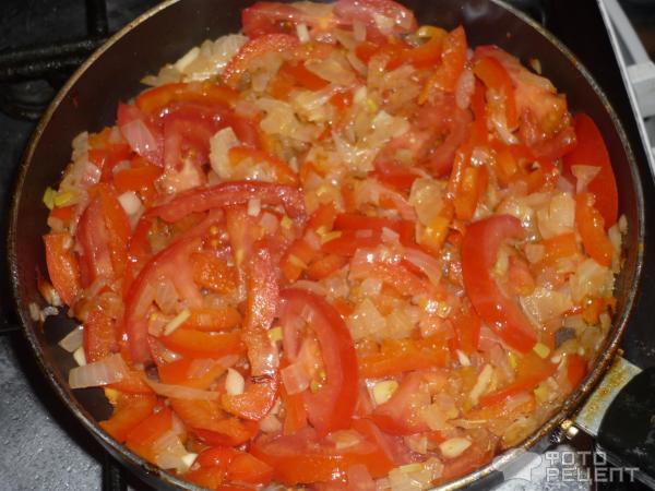 Паэлья с курицей и морепродуктами фото