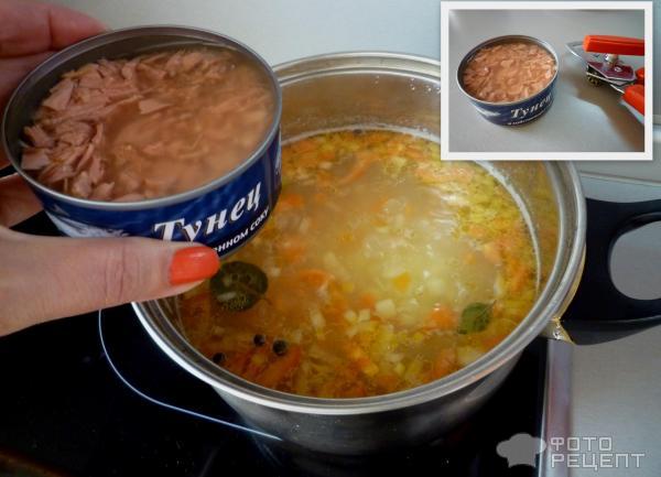 Рецепт: Суп из тунца | консервированного