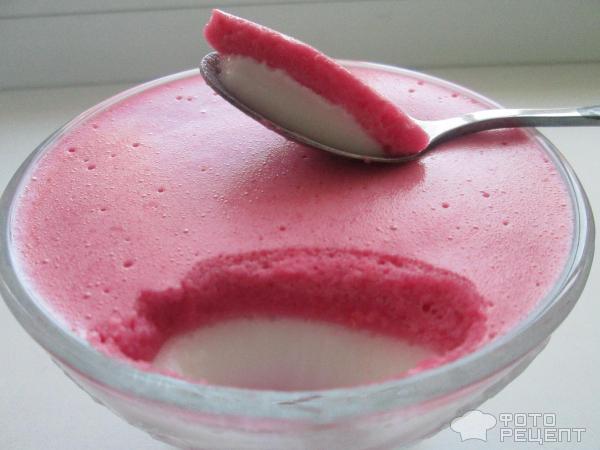 Десерт йогуртовый с вишней фото