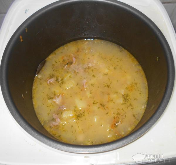 Суп фасолевый в мультиварке фото
