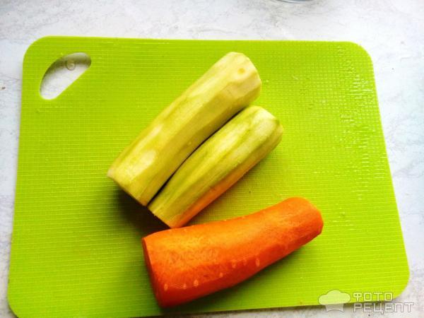 Гарнир из кабачков и моркови фото