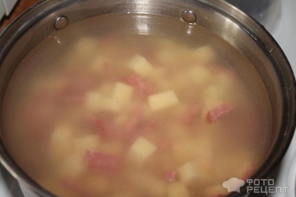Быстрый суп с фасолью фото