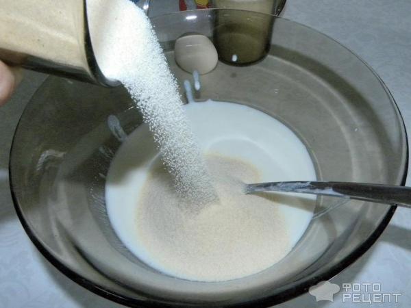кефир и манная крупа