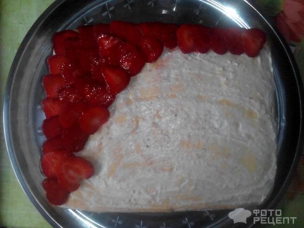 Торт с заливными фруктами фото