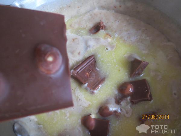 Три в одном крем, мороженное и шоколадно-ореховая паста фото