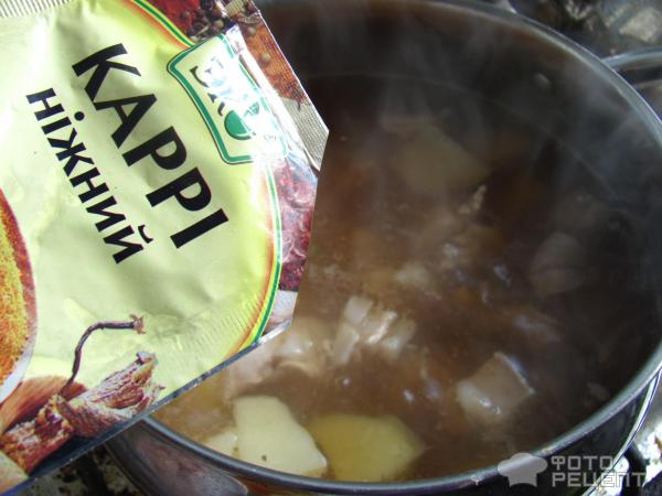 Суп из мяса кролика фото