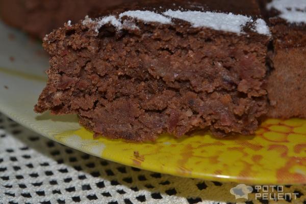 Шоколадно-апельсиновый пирог из фасоли фото