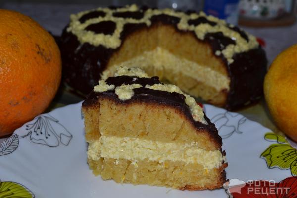 Цитрусовый торт фото