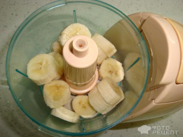 Клубнично-банановое мороженое фото